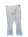 Frame Size 28 White Cotton Blend High Waist Flare Jeans White / 28