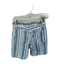 Levi's Size 24 Blue & White Cotton High Waist Striped Shorts Blue & White / 24
