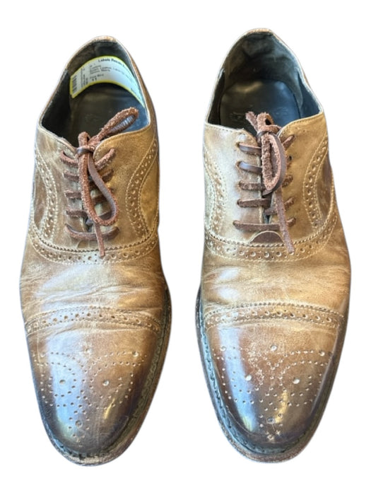 Free Bird Shoe Size 11 Brown Leather Lace Up Wingtip Men's Loafers Brown / 11