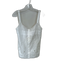 Lyrebird Size M White Cotton Sleeveless Lace Trim Bows Low Back Dress White / M