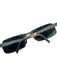 Maui Jim AS IS Black & Silver Metal Rectangles Mirrored Men's Sunglasses Black & Silver