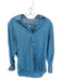 Robert Graham Size S Aqua & Blue Cotton Checkered Button Down Men's Shirt Aqua & Blue / S
