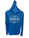 Southern Tide Blue & White Polyester Fish Hood Fishing Men's Pullover Blue & White / M