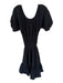 Rhode Size XS Black Cotton Off Shoulder Elastic Waist Maxi Dress Black / XS