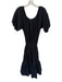 Rhode Size XS Black Cotton Off Shoulder Elastic Waist Maxi Dress Black / XS