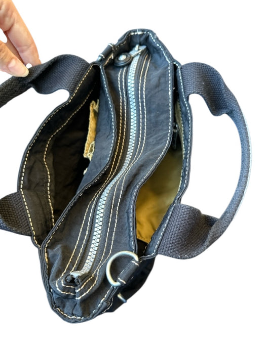 Kipling Black Nylon Top Handles Zip Close Bag Black / XS