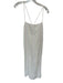 Alex Mill Size L White & Multi Linen Spaghetti Strap Striped Maxi Dress White & Multi / L