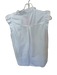 Jade Size M White Cotton Cap Sleeve Ruffles Top White / M