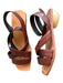 Rachel Comey Shoe Size 10 Brown Leather Wood Heel Square Toe Sandals Brown / 10