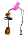 Black & Tan Resin Shapes Adjustable Art Deco Necklace Black & Tan