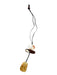 Black & Tan Resin Shapes Adjustable Art Deco Necklace Black & Tan