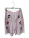 Lyrebird Size M Purple & Multi Cotton Drawstring Embroidered Flowers Shorts Purple & Multi / M