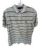 Polo Ralph Lauren Size M Gray Cotton Striped Men's Polo Gray / M