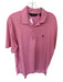Polo Golf Size L Pink Solid Golf Men's Polo Pink / L