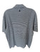Johnnie-O Size XL Navy & White Cotton Blend Striped Men's Polo Navy & White / XL