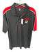 Knights Apparel NWT Size M Black & Red Polyester UGA Athletic Men's Polo Black & Red / M