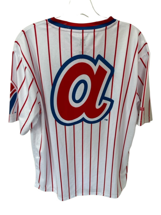 Cooperstown Collection Like New Size L Red, White & Blue Polyester Men's T-Shirt Red, White & Blue / L