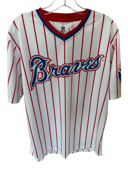 Cooperstown Collection Like New Size L Red, White & Blue Polyester Men's T-Shirt Red, White & Blue / L