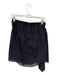 Rhode Size M Black Cotton Elastic Waist Ruffle Back Zip Skirt Black / M