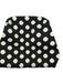 Black & Cream Canvas Hinge Polka Dot Clutch Bag Black & Cream / S