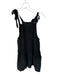 Anine Bing Size L Black Cupro Tie Straps Drop Waist Dress Black / L