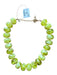 Lime Green Resin Chunky Beads Short Necklace Lime Green