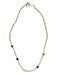 Gold & Silver Stainless steel Round Beads Hearts Necklace Gold & Silver