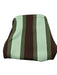 Brown & Green Canvas Hinge Striped Clutch Bag Brown & Green / S