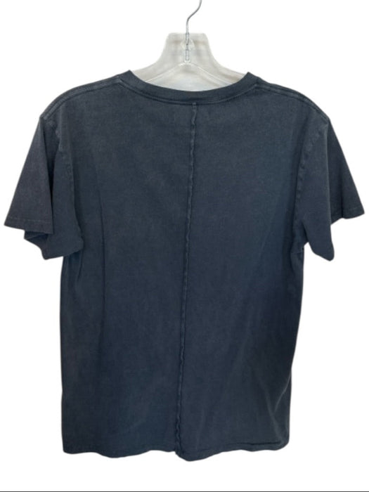 Anine Bing Size XS Gray & Red Cotton Short Sleeve Eagle Logo Top Gray & Red / XS