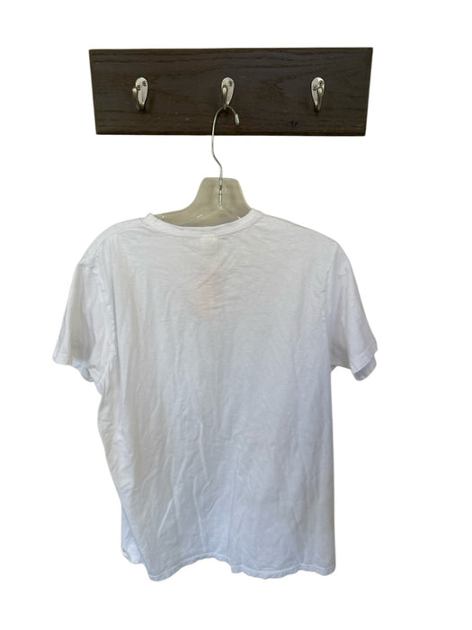 RE/DONE x Hanes Size M White Cotton Short Sleeve Crew Neck T-shirt Top White / M