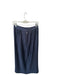 Tibi Size 2 Navy Polyester Back Zip Acordian Pleated Midi Skirt Navy / 2