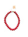 Red Resin Beaded Chunky Necklace Red
