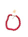 Red Resin Beaded Chunky Necklace Red