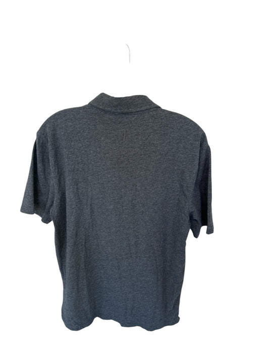 Johnnie-O Size S Gray & Red Cotton Blend UGA Heathered Men's Polo Gray & Red / S