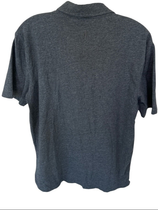 Johnnie-O Size S Gray & Red Cotton Blend UGA Heathered Men's Polo Gray & Red / S