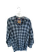 Onward Reserve Size S Blue & Orange Cotton Plaid Flannel Button Down Men's Shirt Blue & Orange / S