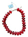 Red Resin Chunky Beads Necklace Red