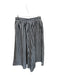 Size M Black & White Cotton Elastic Waist Gingham Wide Leg Cropped Pants Black & White / M