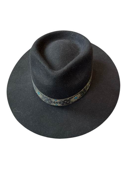 Lack of Color Black & Blue Wool Starburst Hat Black & Blue / S