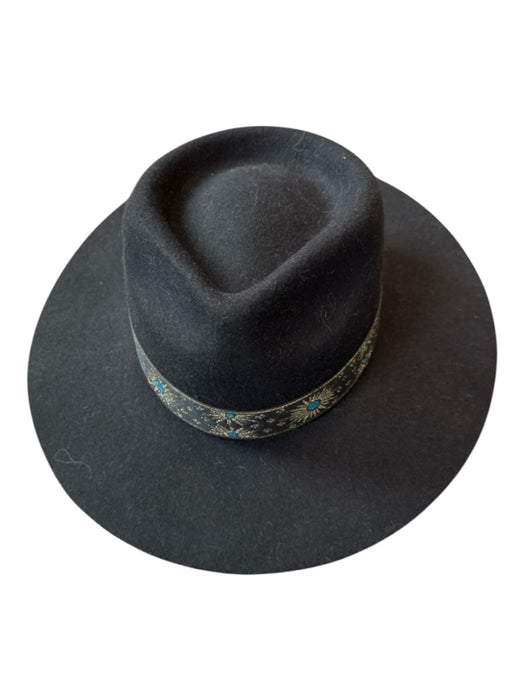 Lack of Color Black & Blue Wool Starburst Hat Black & Blue / S