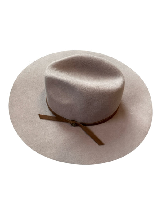 Goorin Bros Gray & Brown Wool Leather Accent Wide Brim Hat Gray & Brown / M