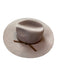 Goorin Bros Gray & Brown Wool Leather Accent Wide Brim Hat Gray & Brown / M