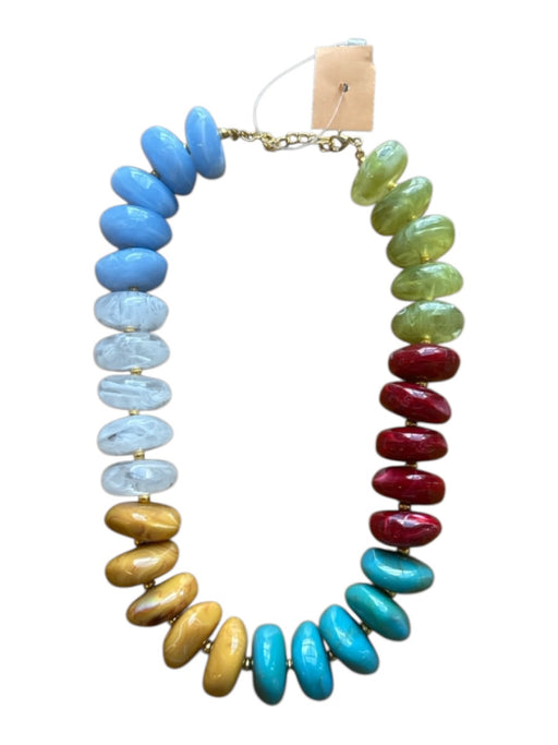Multi Resin Chunky Beads Necklace Multi