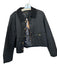 J. Crew Size M Black Cotton Corduroy Collar Down Lining Detail Short Coat Black / M