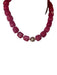 Red & Gold Resin Square Beads Necklace Red & Gold
