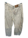 We The Free Size 26 Cream Cotton Low Rise Button Fly Barrel Jeans Cream / 26