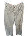 We The Free Size 26 Cream Cotton Low Rise Button Fly Barrel Jeans Cream / 26