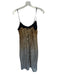 J Crew Collection Size 2 Silver & Gold Sequin Spaghetti Strap Ombre Midi Dress Silver & Gold / 2