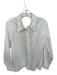 Gap x Cult Gaia Size M White Cotton Long Sleeve Open Back Button Down Top White / M