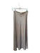Magaschoni Size S Champagne Polyester Side Zip Maxi Skirt Champagne / S